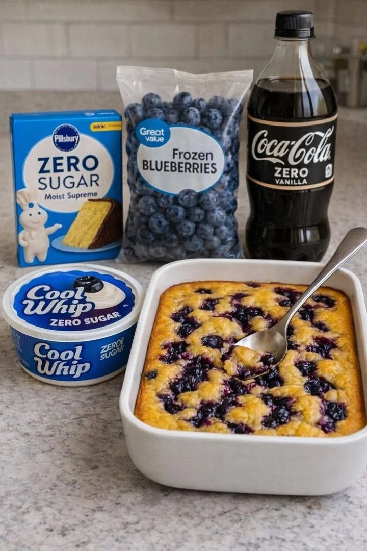 Delicious blueberry vanilla dessert showcasing vibrant berries and creamy texture.