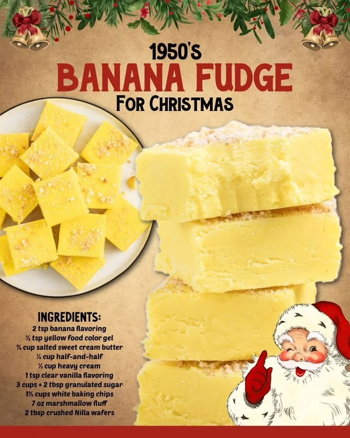 Delicious classic banana fudge dessert with ripe bananas and chocolate