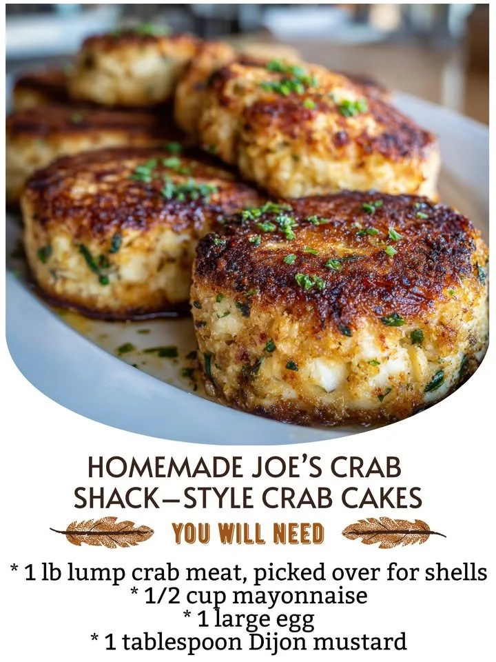 Homemade crab cakes inspired by Joe's Crab Shack recipe