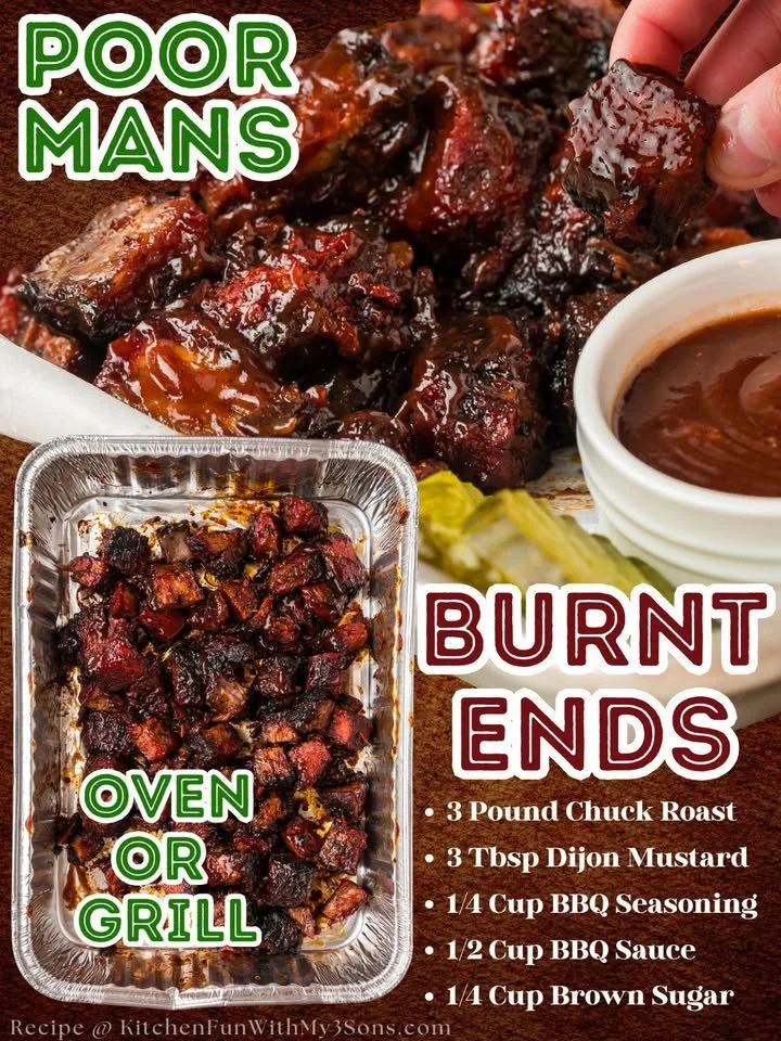 Delicious Poor Man's Burnt Ends recipe cooked to perfection
