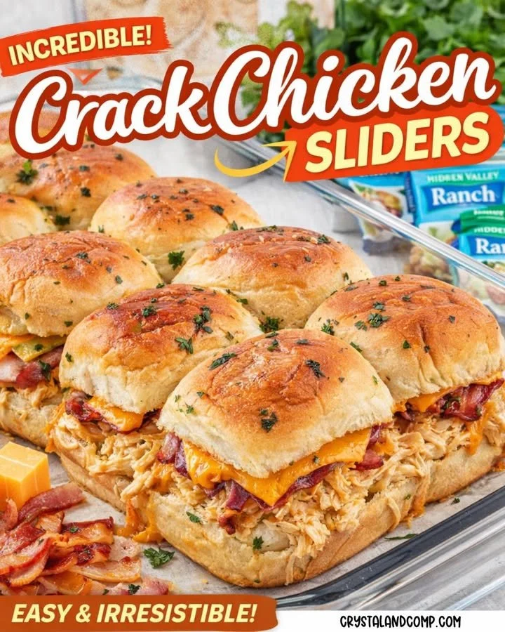Delicious ranch chicken sliders served on a plate with fresh toppings