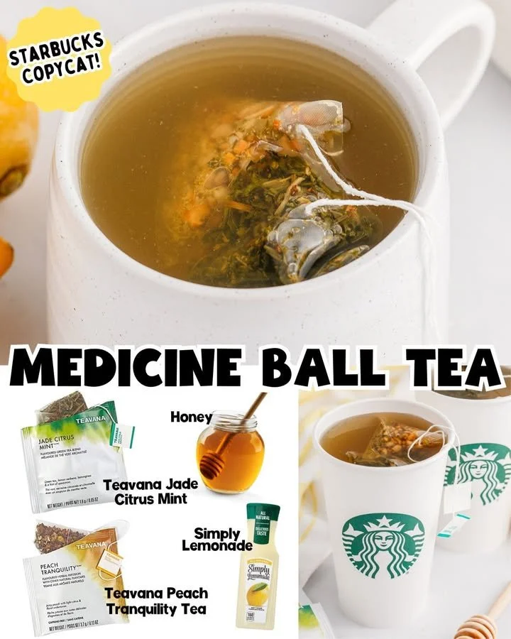 Starbucks Medicine Ball Tea, a soothing beverage for wellness and relaxation.