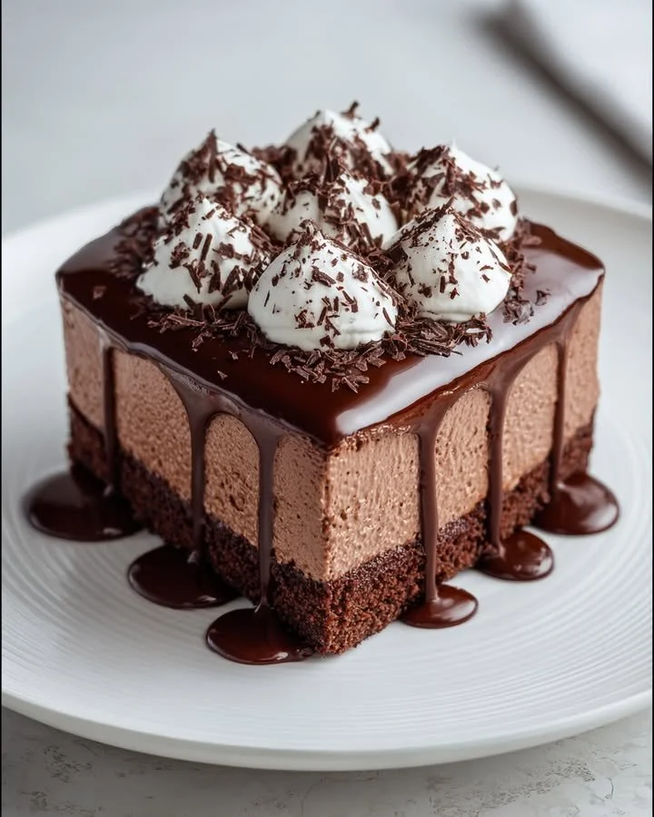 Delicious Chocolate Mocha Cake with chocolate frosting and coffee flavor